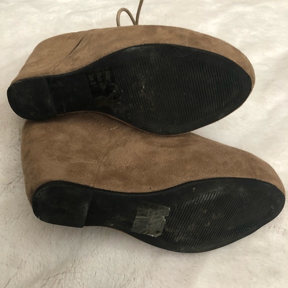 ❌SOLD❌ Tan Suede Tie Up Charlotte Russe Wedges - Picture 9 of 16